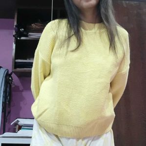 Yellow Knit Sweater