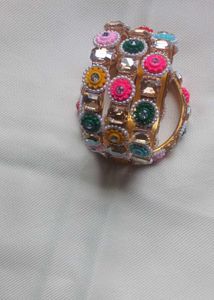 Colorful Ethnic Bangles Set✨🌈