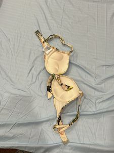 Floral Print Padded Bra