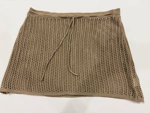 Crochet Beach Mini Skirt