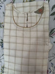 Offer price-Summer free  ChecksCotton Kurta