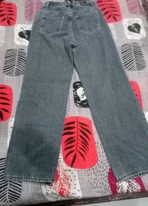 Stylish Wide Leg Denim Jeans