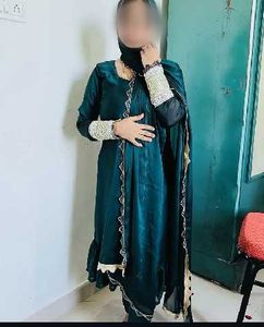 Elegant Teal Kurta Set with Dupatta