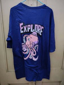 Blue Explore Graphic T-Shirt