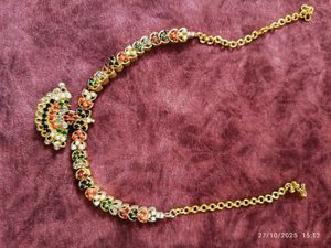 multicolour Elegant Gold Necklace