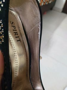 Starry Night Black Heels