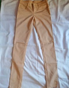 Peach Skinny Fit Jeans
