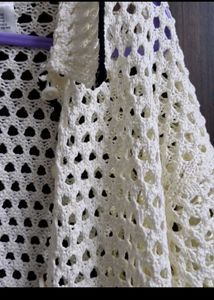 Chic Crochet Knit Cardigan