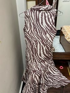animal print dress