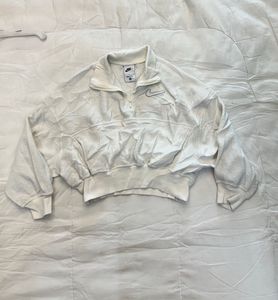 Nike Quarter Zip Cropped Sweatshirt