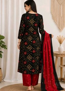 original cutton bandhani suit matiriyal 👗