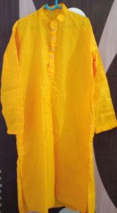 New yellow kurta size 44