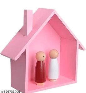 Cute Pink House Shelf
