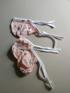 any 2Set of Baby Mittens and apron Set