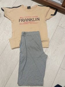 T Shirt N half capri for man