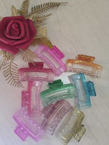 Sparkly Hair Claw Clips (Set of 3)