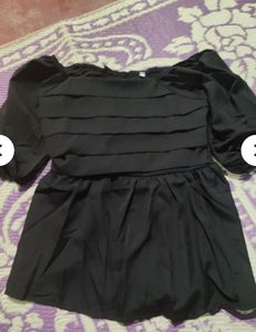 Chic Black Off-Shoulder Top
