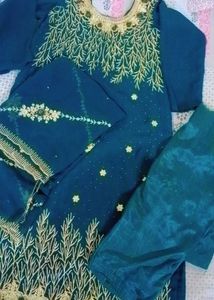 Elegant Embroidered Salwar Suit