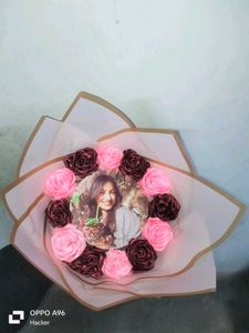 Personalized Photo &amp; Rose bouquet 💐.