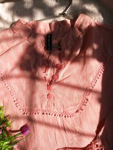 🌸 Elegant Pink Kurti 🌸