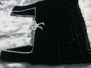 Printest 🎀Cute Bow Square Neck Top🖤