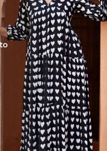 black maxi dress