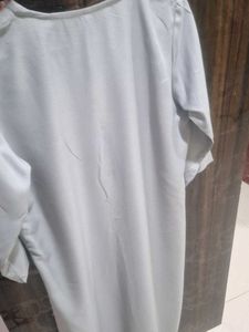 Kurta pant set with Embroidered Neckl