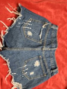 denim shorts