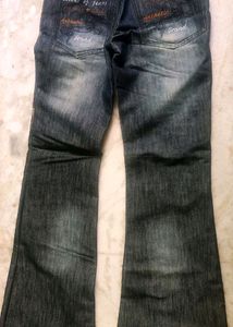 ATTRACTIVE SHIRT WITH ULTRA FASHION DARK BLUE JEAN