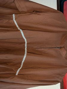 Elegant Brown Ethnic Gown