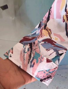 Vibrant Abstract Print shirt for girl