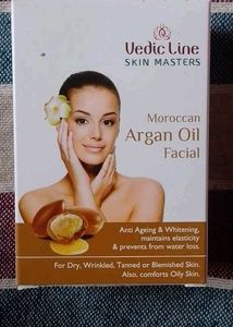 pack of 2 combo Vedic Line Argan Oil Facial Kit