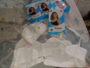 New Kohinoor White Basic Bra