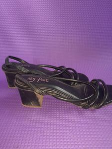 Black Block Heels