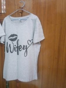 Hubby Wifey Combo T-shirt