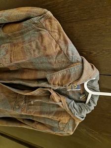 Sale! Hooded Plaid Shirt