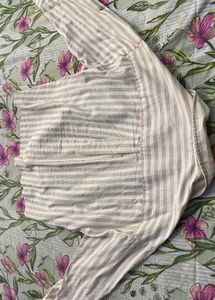 Striped Knot Front Shirt