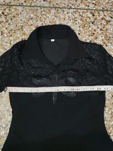 Elegant Black Lace Dress