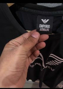 ( Free Delivery 🚚 ) Emporio Armani EA7 Black T-Sh