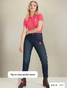 US Polo Assn Pink Zip Shirt 34-36 bust