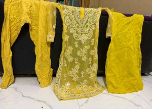 original mirror Chikankari Kurta Set