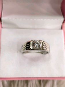 Men's Diamond Statement Ring 925 silver