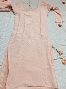 beautiful peach salwar suit with dupatta 🍭🪷