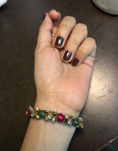 Vintage Holiday Red Green Wire Bracelet 2 in 1