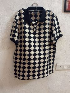 Jack &amp; jones Diamond Pattern Polo Shirt