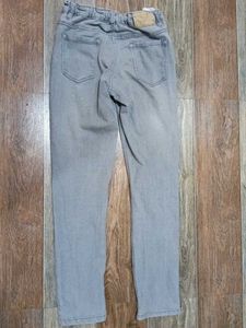 Grey Wash Denim Jeans