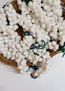 Handmade Crochet Flower gajra Accessory