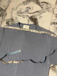 Classic Blue Knit T-Shirt
