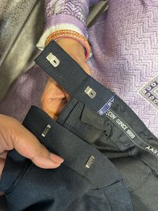 Classic Formal Navy Blue Trousers