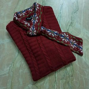 Stylish Cable Knit Sweater